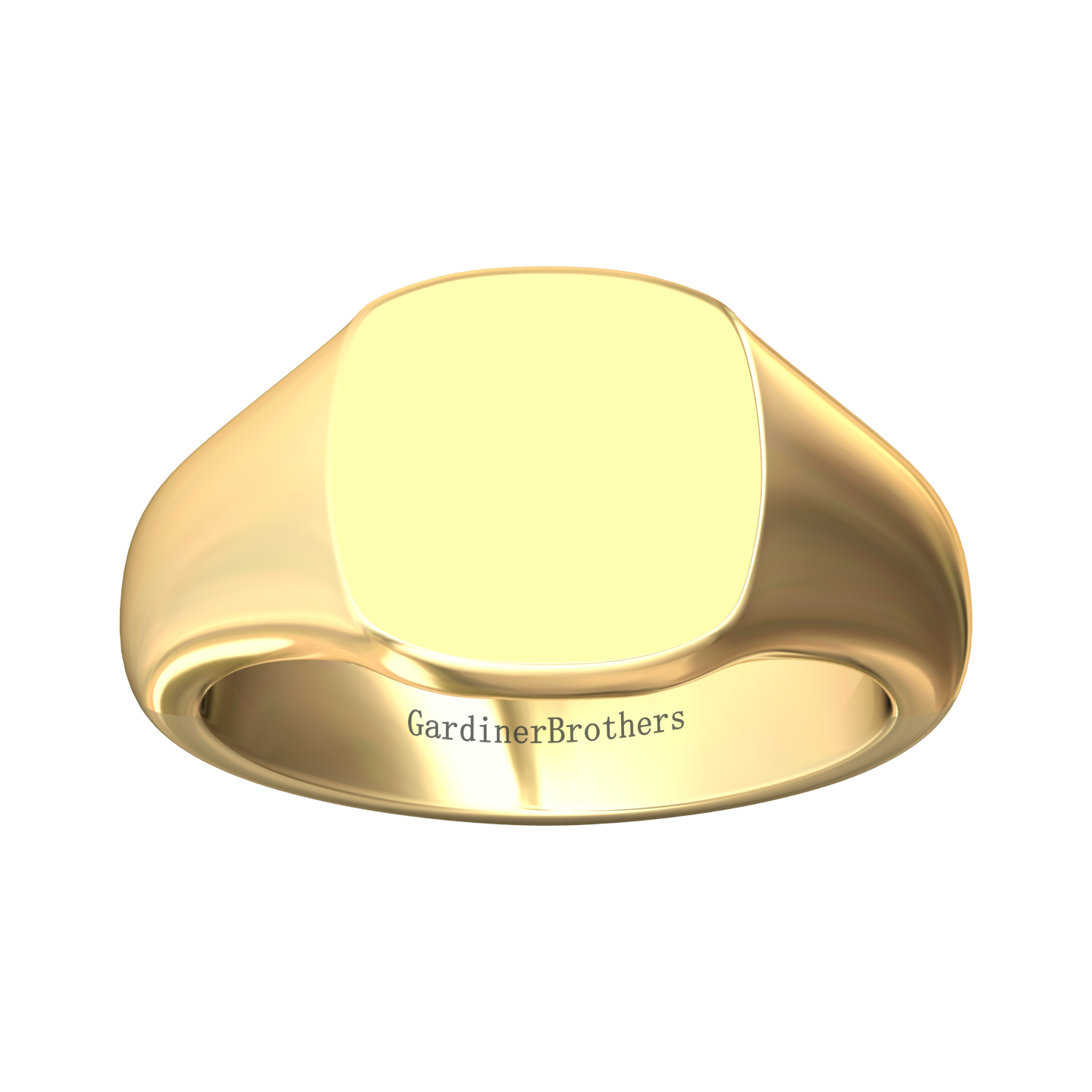 Cushion Signet Ring 11x11mm  Gardiner Brothers