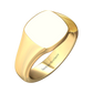 Cushion Signet Ring 11x11mm  Gardiner Brothers