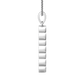 Eclipse Collection All Diamond Stick Pendant  Gardiner Brothers   