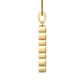 Eclipse Collection All Diamond Stick Pendant  Gardiner Brothers   