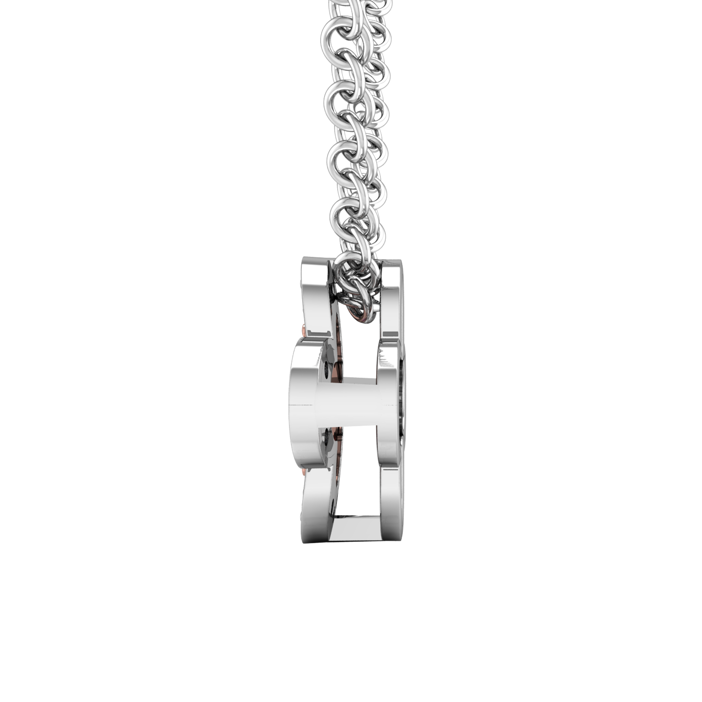 Rosa Pink Diamond, Flower Style Pendant  Gardiner Brothers   