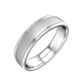 Platinum wedding band with a satin finish  Gardiner Brothers   