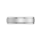 Platinum wedding band with a satin finish  Gardiner Brothers   