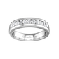 Round Brilliant and Baguette Cut Diamond Set Wedding Band  Gardiner Brothers   