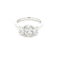 Oval Shaped Diamond 3 Stone Ring - 1.61cts  Gardiner Brothers