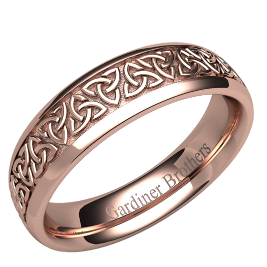 Celtic Wedding Ring  Gardiner Brothers   