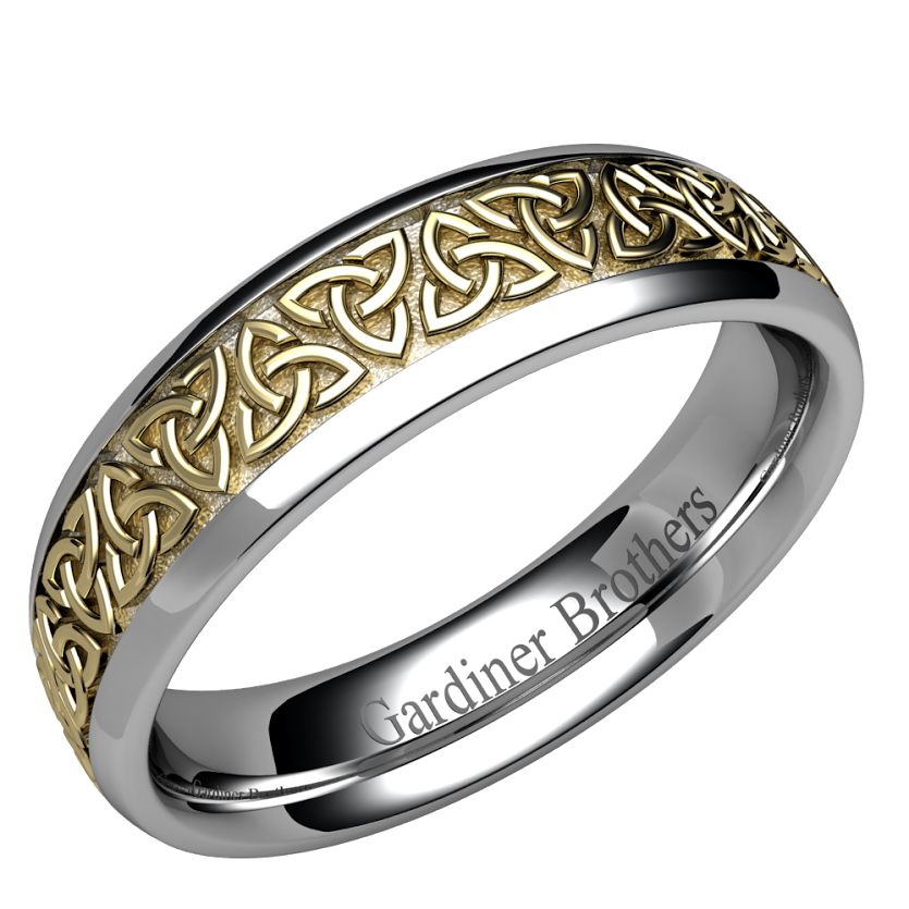 Celtic Wedding Ring  Gardiner Brothers   