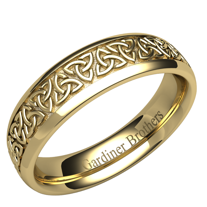 Celtic Wedding Ring  Gardiner Brothers   