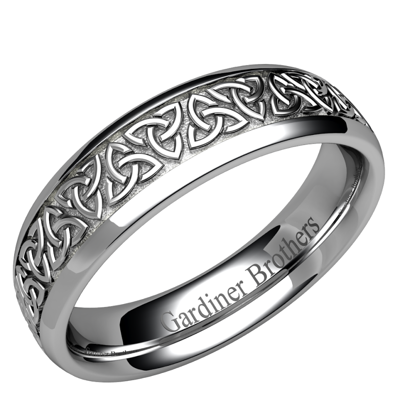 Celtic Wedding Ring  Gardiner Brothers   