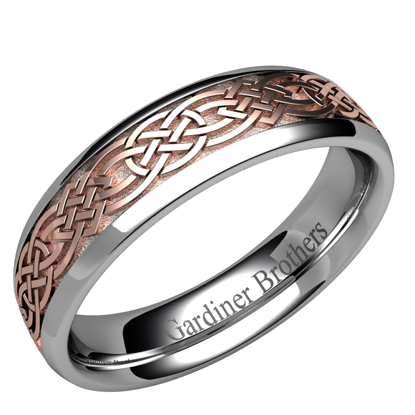 Celtic Wedding Ring  Gardiner Brothers   