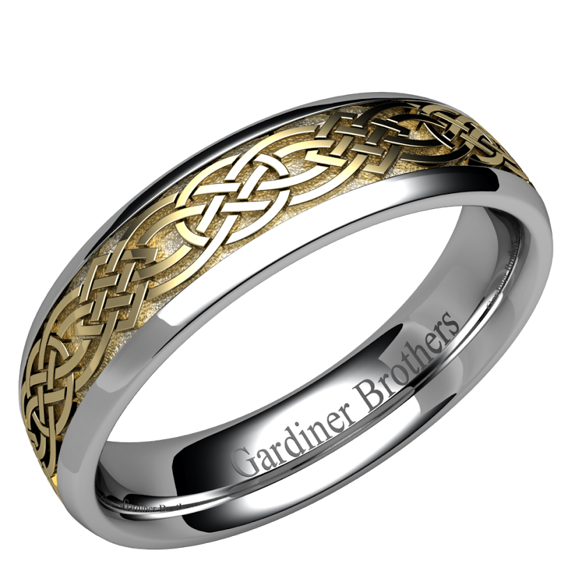 Celtic Wedding Ring  Gardiner Brothers   