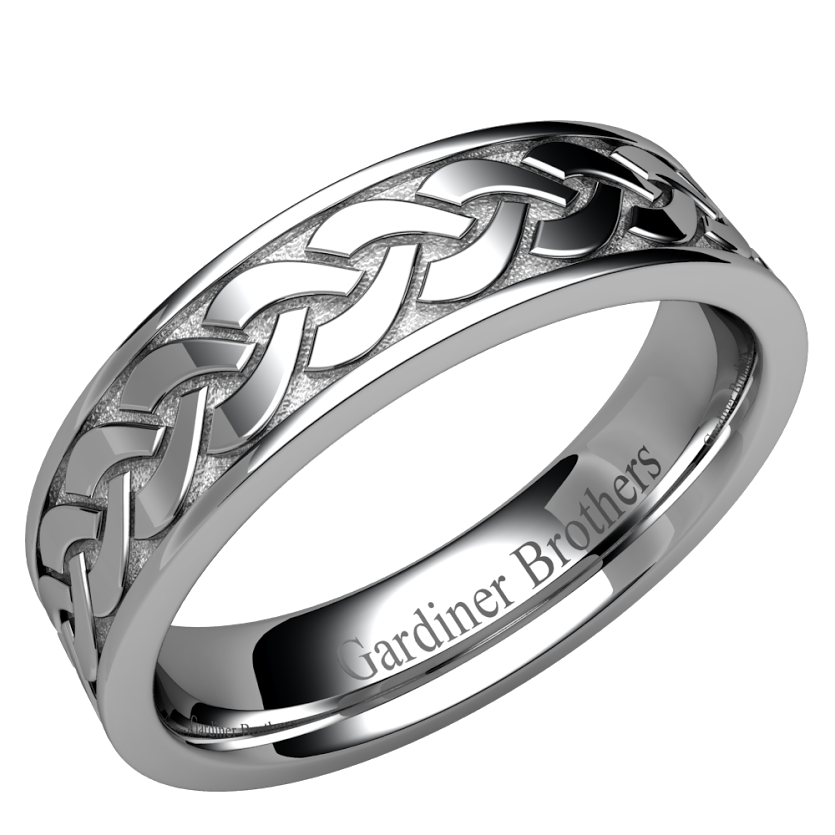 Celtic Wedding Ring  Gardiner Brothers   