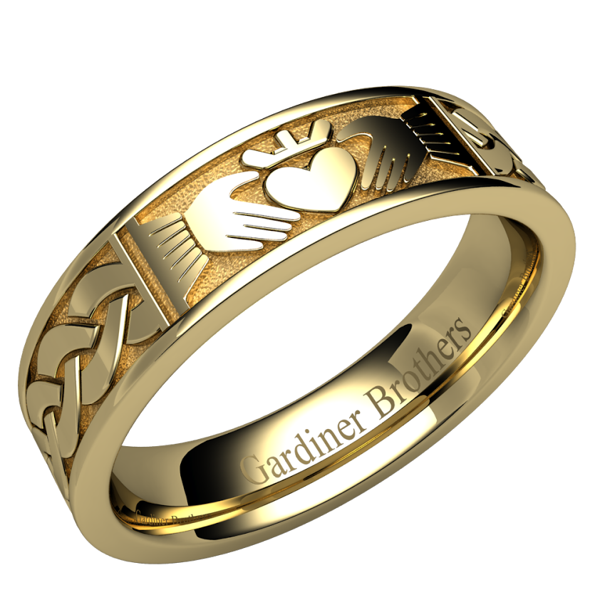 Celtic Wedding Ring  Gardiner Brothers   