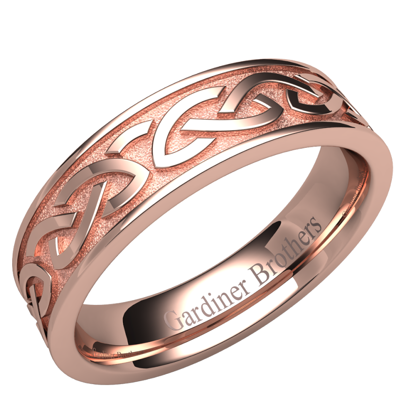 Celtic Wedding Ring  Gardiner Brothers   