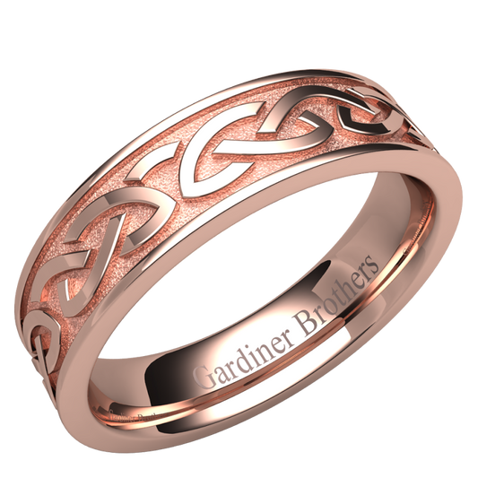 Celtic Wedding Ring  Gardiner Brothers   