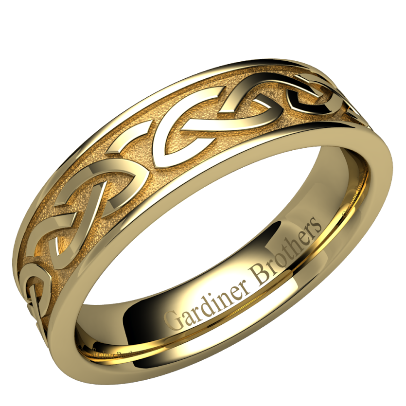 Celtic Wedding Ring  Gardiner Brothers   