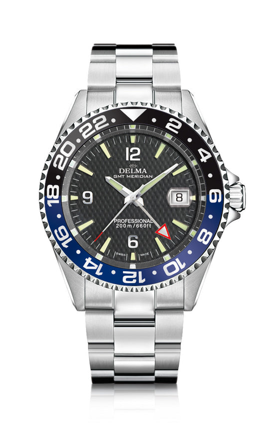 Delma - Gents Santiago GMT Meridian  Gardiner Brothers