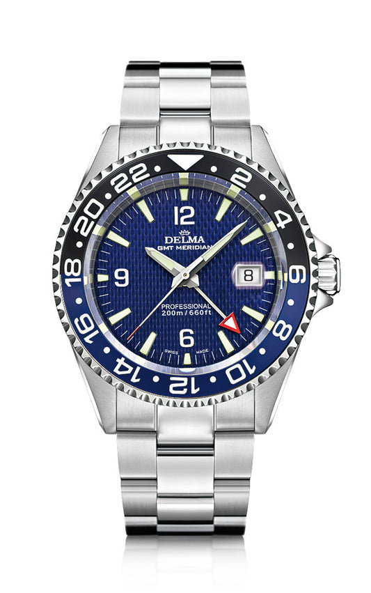 Delma - Gents Santiago GMT Meridian  Gardiner Brothers