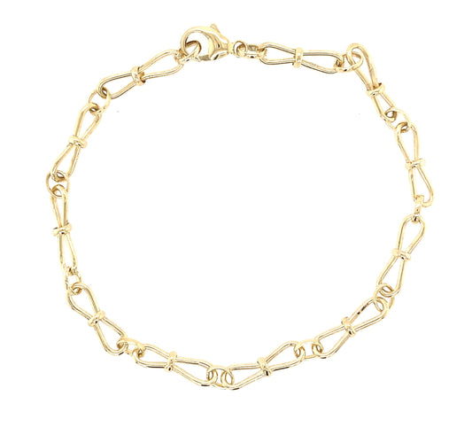 Yellow Gold Echo Style Bracelet  Gardiner Brothers