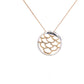 Yellow and White Gold Diamond Mesh Pendant  Gardiner Brothers