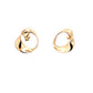 Yellow Gold Open Cushion Shape Earrings  Gardiner Brothers   
