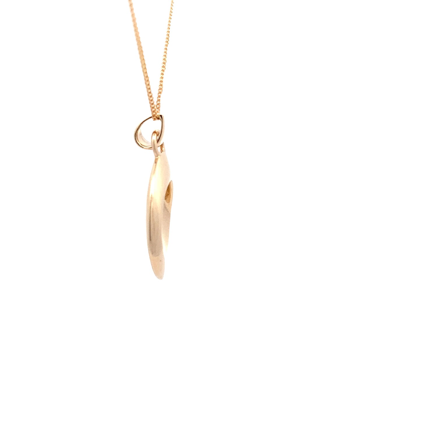 Yellow Gold Open Cushion Shape Pendant  Gardiner Brothers   