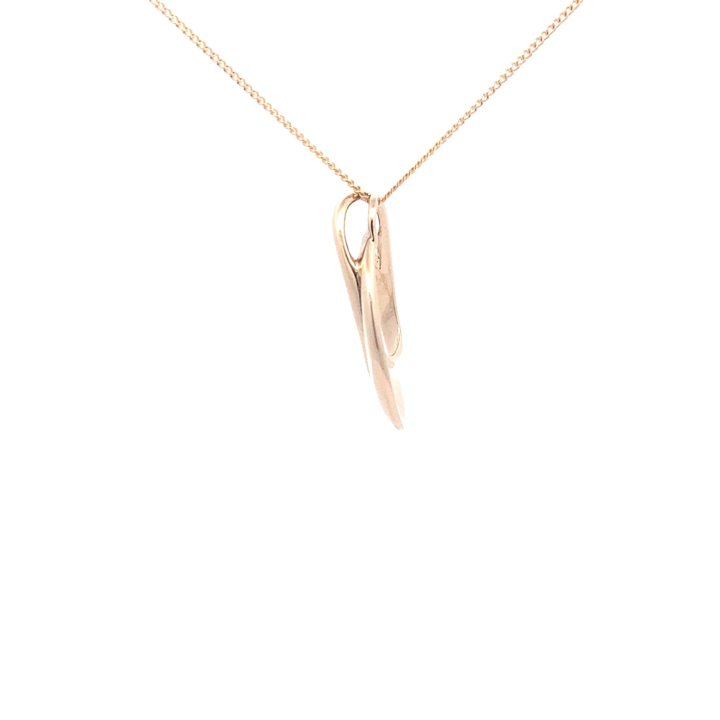 Yellow Gold Double Linked Ovals Pendant  Gardiner Brothers   