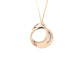 Yellow Gold Double Linked Ovals Pendant  Gardiner Brothers   