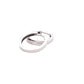 WHITE GOLD SQUARE PROFILE HUGGIE STYLE EARRINGS  Gardiner Brothers   