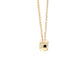 Round Brilliant Cut Diamond Rub-Over Style Pendant - 0.20cts