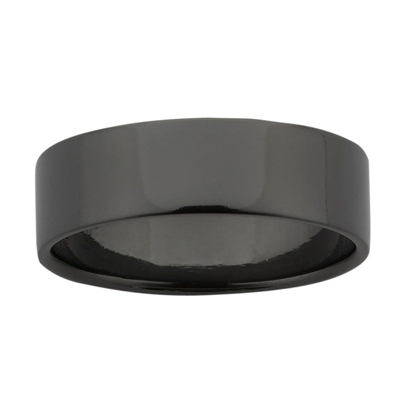 Zircon Flat Profile Ring  gardiner-brothers   