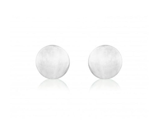 White Gold Round Stud Earrings  Gardiner Brothers